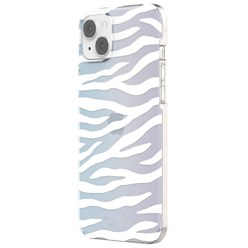 kate spade new york Fitted Hard Shell Case for iPhone 14 Plus - Zebra