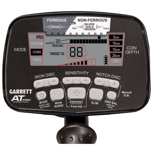 Garrett AT Pro Waterproof Metal Detector with Headphones