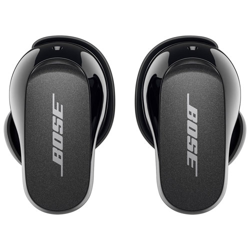 Bose QuietComfort Earbuds II True Wireless Noise Cancelling In-Ear  Headphones Triple Black 870730-0010 - Best Buy