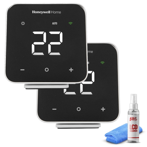 HONEYWELL  2-Pack D6 Pro Wi-Fi Ductless Controller + Lcd Cleaner In Black