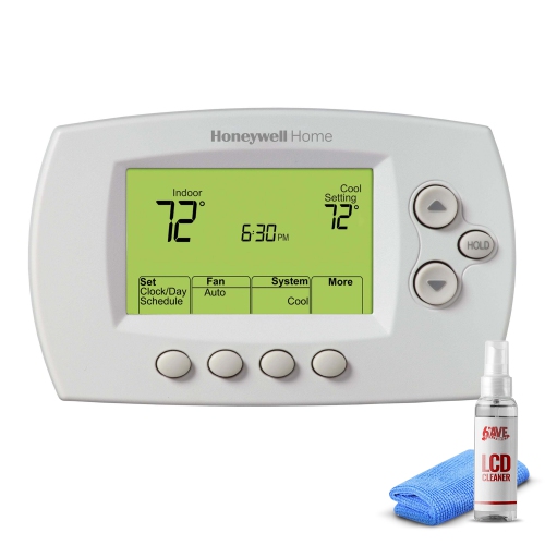 Honeywell Wireless FocusPRO Programmable Thermostat + LCD Cleaner