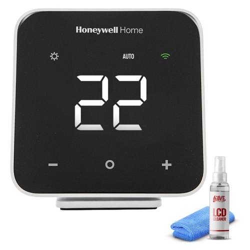 Nettoyant pour écran ACL et unité de contrôle sans conduits Wi-Fi D6 Pro de Honeywell, noir