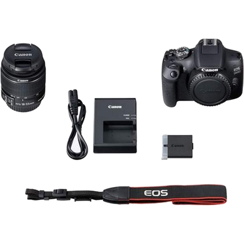 Canon EOS 2000D / Rebel T7 DSLR Camera + 18-55mm Lens & Accessory Bundle