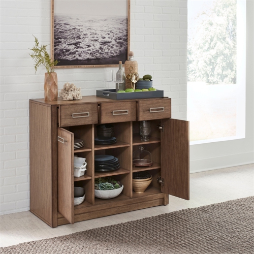 Homestyles Big Sur Wood Buffet in Brown
