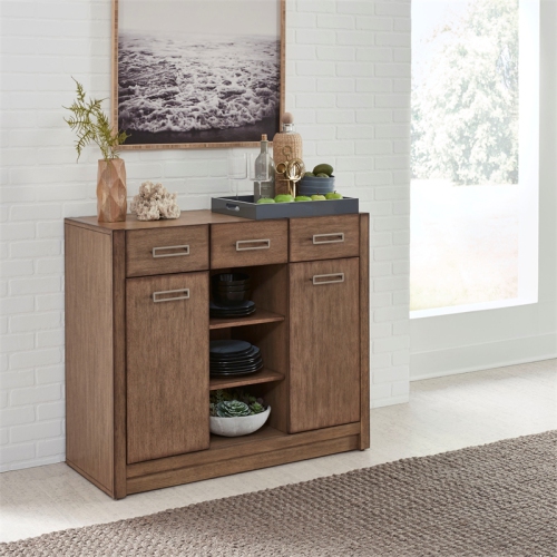 Homestyles Big Sur Wood Buffet in Brown