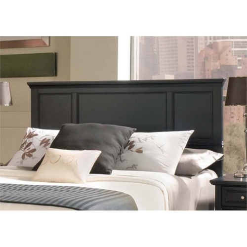 Homestyles Bedford Wood King Headboard in Black