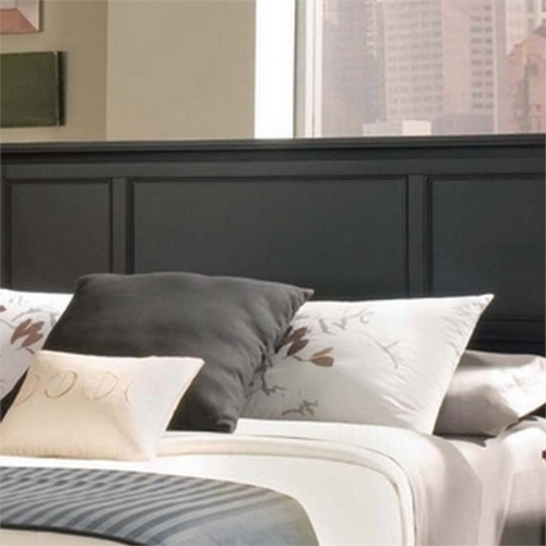 Homestyles Bedford Wood King Headboard in Black