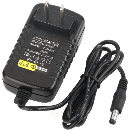 Dolaer AC Adapter, 12V/2A AC DC Switching Power Supply Adapter(Input 100-240V, Output 12V 2A) with DC Connector Gift ,
