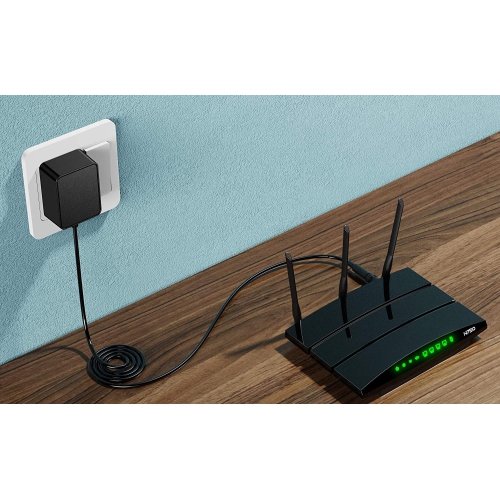 Dolaer 12V 1A AC Adapter Charger Replacement w/8 Tips, Regulated Power Supply Cord for LED Strip Light, CCTV Camera, BT Speaker, GPS, Webcam, Router,