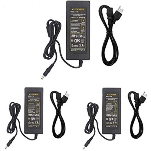 Dolaer Universal 12V 6A Power Supply Adapter Convert AC 100-240V to DC with 5mm Output Jack for 5050/3528 LED Strip, Rope Light, Tape Lighting, LED