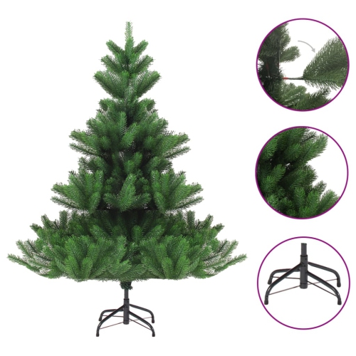 VIDAXL  Nordmann Fir Artificial Christmas Tree Green 59.1"