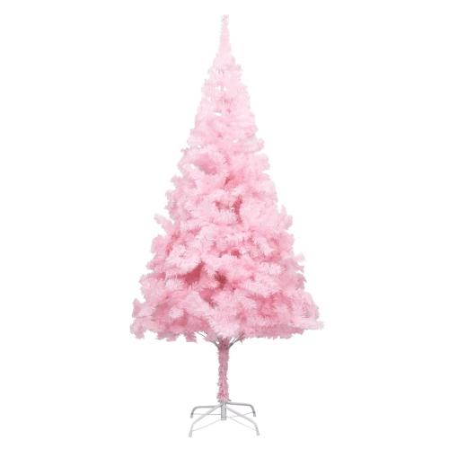 VIDAXL  Artificial Christmas Tree With Stand 70.9" Pvc In Pink
