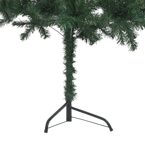 vidaXL Corner Artificial Christmas Tree Green 59.1" PVC