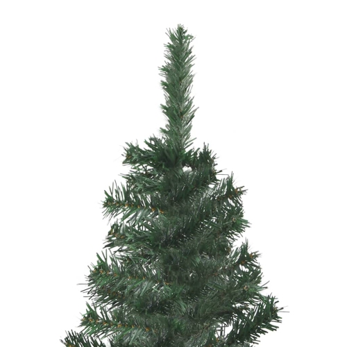 vidaXL Corner Artificial Christmas Tree Green 59.1" PVC