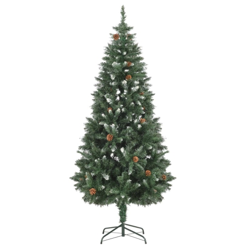 vidaXL Artificial Christmas Tree with LEDs&Pine Cones 70.9"