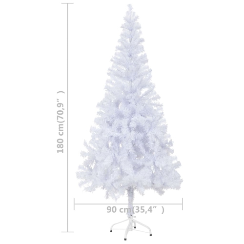 vidaXL Artificial Christmas Tree with Stand 70.9" 620 Branches