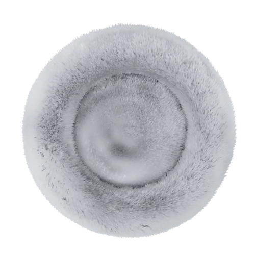 Blu Sleep - Ceramo Cooling and Breathable Foam Pet Bed, Small Size, Gray Fur