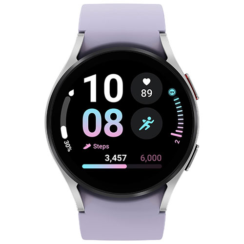 Samsung Galaxy Watch5 (GPS) 40mm Smartwatch with Heart Rate Monitor - Silver/Bora Purple