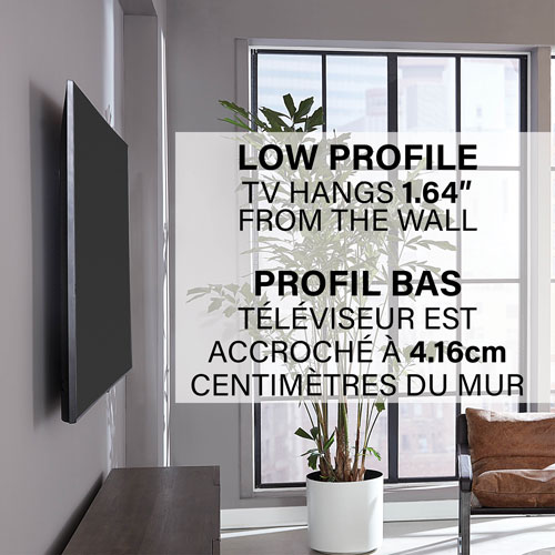 Image 13 of 18.. Sanus Super Slim 40" - 90" Full Motion TV Wall Mount - Only at Best Buy