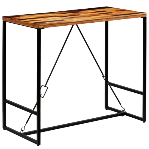 vidaXL Bar Table Solid Reclaimed Wood 47.2"x23.6"x41.7"