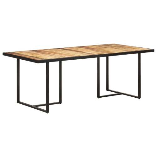 vidaXL Dining Table 78.7" Rough Mango Wood