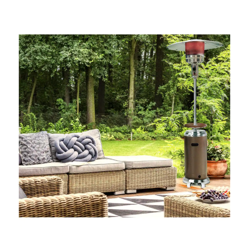 Hanover 7 pi. 48 000 BTU Chauffe-terrasse parapluie - HAN002BRSS