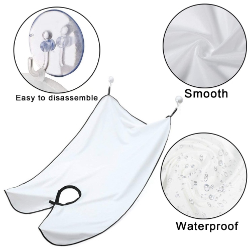 ISTAR Reusable Men Beard Shaving Apron-White