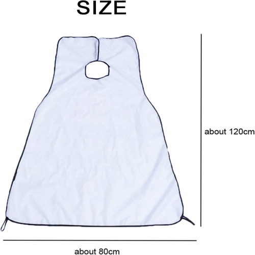 ISTAR Reusable Men Beard Shaving Apron-White