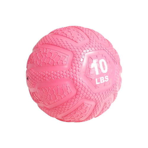 PRISP Ballon Medicine Ball en Caoutchouc - Balle Pour Entraînements de Musculation et Fitness, 10 lbs