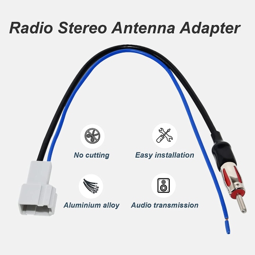 RED WOLF Car Antenna Adapter Cable Aftermarket Stereo Radio Mount for for Honda Odyssey/Fit/Insight/CR-V, Acura 2012-2016 Model