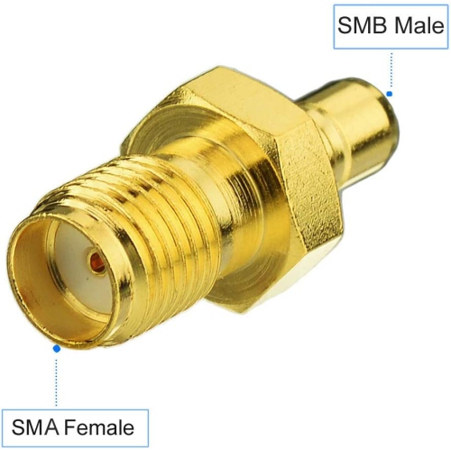 Trousse d’adaptateur d’antenne SMB à SMA 4p pour antenne de radio par satellite Sirius XM DAB + antenne radio