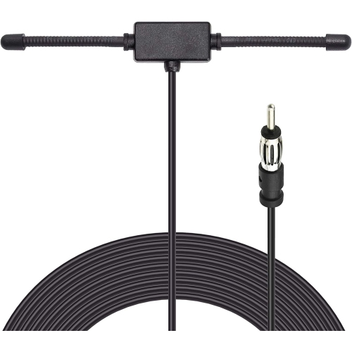 Universal Car Stereo AM FM Dipole Antenna,Hidden Adhesive Mount AM FM Radio Antenna for Vehicle Car Truck SUV Radio Stereo Head Unit Receiver