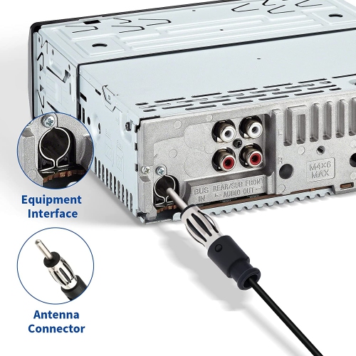 Universal Car Stereo AM FM Dipole Antenna,Hidden Adhesive Mount AM FM Radio Antenna for Vehicle Car Truck SUV Radio Stereo Head Unit Receiver