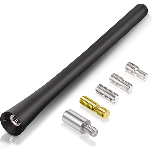 Antenne universelle pour voiture montée sur le toit Mast caoutchouc 6.3 po remplacement compatible avec Toyota Honda Chevrolet Nissan Ford Jeep