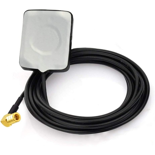 Mini Satellite Radio Antenna SMB Female Right Angle Connector Compatible with Sirius XM Car Vehicle Trucks RV HD Hi-Fi Radio Stereo Receiver Tuner