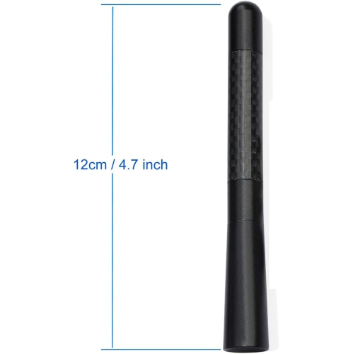 Motorcycle Carbon Fiber Antenna Mast Replacement Compatible with Harley Davidson 1998-2020 Road King Softail Touring Street Glide Road Glide Fat Boy