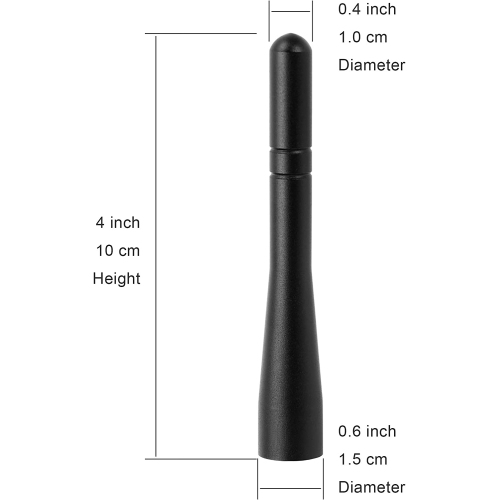 Vehicle Short Antenna Mast Car Truck Antenna Replacement for GM Chevy Chevrolet Silverado 1500 2500 3500 Colorado Equinox Trailblazer Trax Sonic GMC