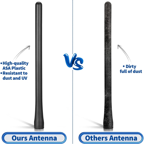Short Car Antenna Replacement Compatible with Toyota RAV4 Corolla Honda CR-V Nissan Rogue Subaru Forester Mazda Auto Antenna
