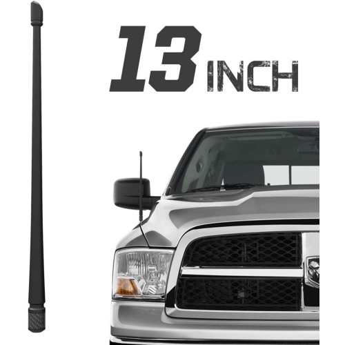 Antenna Compatible with 2012-2021 Dodge Ram 1500 13 inches Flexible Rubber Antenna Replacement Designed for Optimized FM/AM Reception