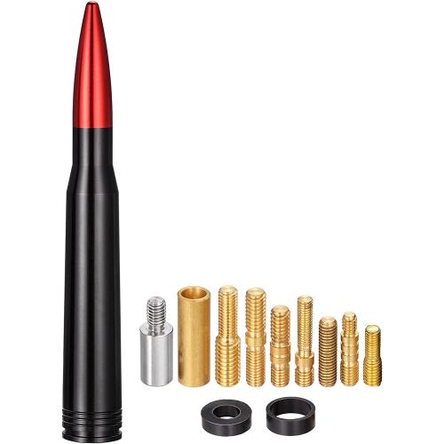 Car Truck Short Bullet Antenna Replacement for Ford F150 F250 F350 Dodge Ram 1500 2500 GM Chevy Chevrolet Silverado 1500 2500 3500 Toyota Tundra GMC