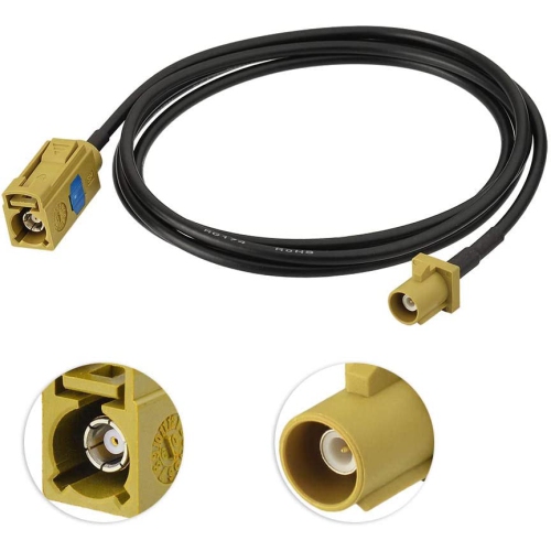 for XM Sirius Satellite Radio Antenna Fakra Curry Code K Female to Male Pigtail Extension Cable 1.2m /3.9 feet