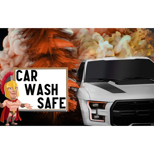 - The Spartan - 13 3/4 Inch Short Flexible Rubber Antenna fits Chevrolet Silverado 1500, 2500, 3500 GMC Sierra 1500,2500,3500 - Black Carbon Fiber