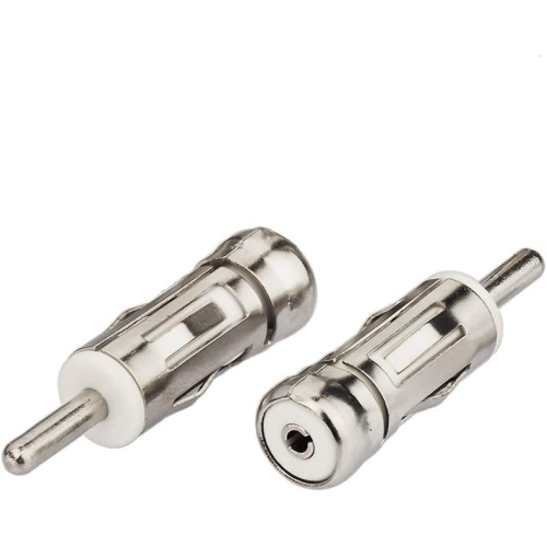 Car Antenna Adapter Universal Car Stereo FM AM Radio Antenna Adapter Connector ISO to DIN Plug Connector for Volkswagen Audi VW Skoda Vehicle Car