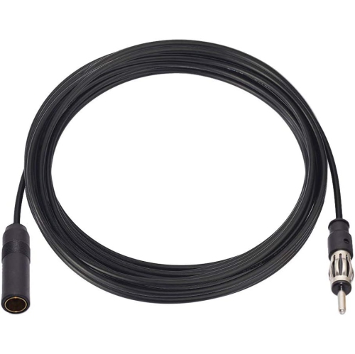 Car Radio Antenna Extension Cable 20 feet Vehicle FM AM Radio Car Antenna Extension Cable Cord DIN Plug Connector Coaxial Cable for Vehicle Truck Car
