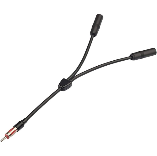 Répartiteur d’antenne de voiture radio AM FM câble répartiteur d’antenne, DIN 1 mâle à 2 femelle câble de connexion pour VUS de voiture radio stéréo