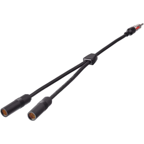 Répartiteur d’antenne de voiture radio AM FM câble répartiteur d’antenne, DIN 1 mâle à 2 femelle câble de connexion pour VUS de voiture radio stéréo