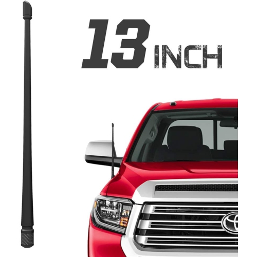 Antenna Compatible with Toyota Tundra 2014-2022 13 inches Flexible Rubber Antenna Replacement Designed for Optimized FM/AM Reception