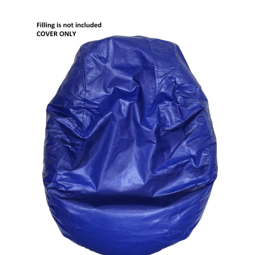 Boscoman - Teardrop Adult Vinyl Beanbag Chair - Blue COVER ONLY - 96060081