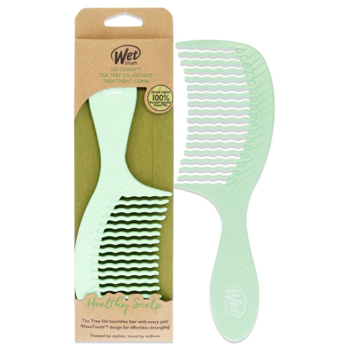 Go Green Detangling Infused Treatment Comb - Tea Tree Oil by Wet Brush for Unisex - 1 Pc Comb