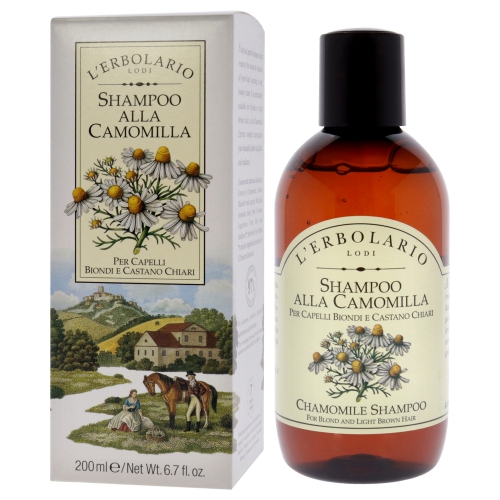 Blond and Light Brown Hair Shampoo - Chamomile by LErbolario for Unisex - 6.7 oz Shampoo